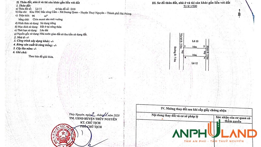 Chuyển nhượng căn nhà 4 tầng TĐC Bắc Sông Cấm, phường Thuỷ Nguyên, TP Hải Phòng