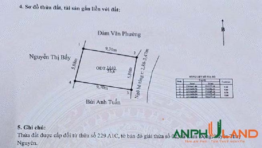 Chỉ 1 tỷ 4xx sở hữu 55,6m² tại phường Thiên Hương (Lâm Động), TP Hải Phòng