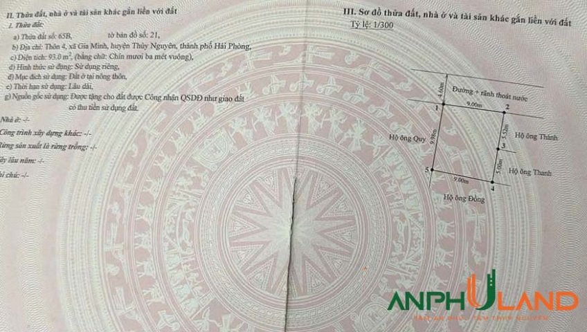 Bán lô đất hàng hiếm trung tâm phường Bạch Đằng (Gia Minh), TP Hải Phòng