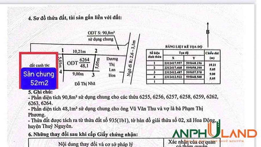 Chuyển nhượng lô đất đẹp phường Thủy Nguyên (xã Hoa Động), TP Hải Phòng