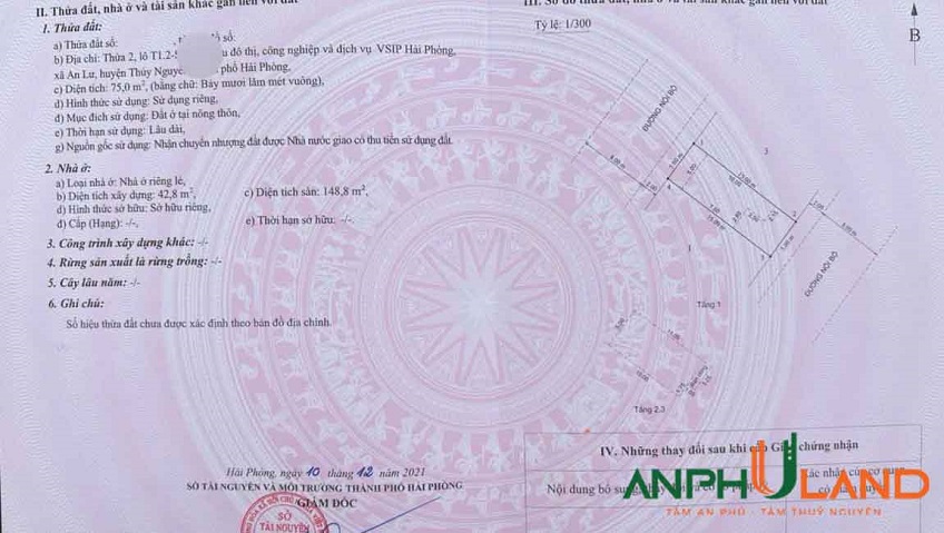 Cần bán nhà đẹp tại BellHomes Vsip Phường Thủy Nguyên, TP Hải Phòng