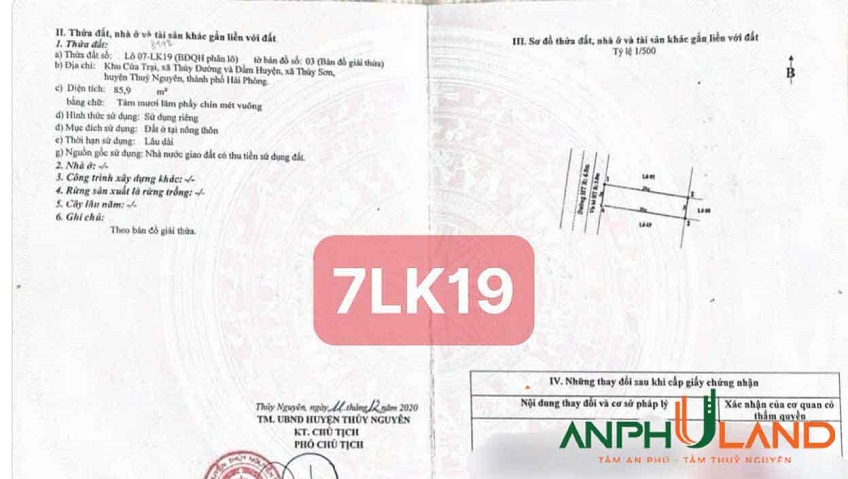 Cần bán đất đấu giá Cửa Trại, Phường Thủy Nguyên ( xã Thủy Đường), TP Hải Phòng