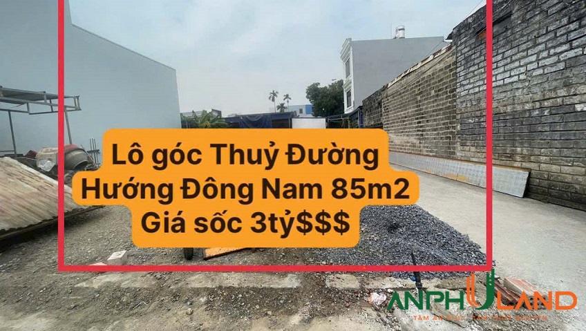 Bán nhanh lô góc phường Thuỷ Nguyên (Thuỷ Đường), TP Hải Phòng
