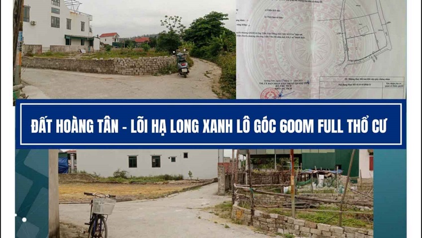 Bán siêu phẩm đầu tư lô góc 600m2 tại Hoàng Tân, Phường Quảng Yên, Quảng Ninh