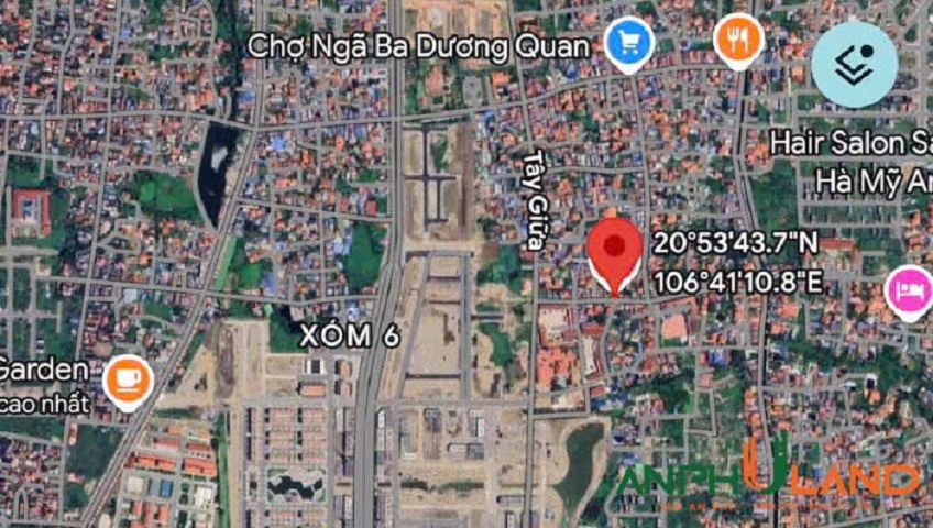 Bán lô đất mặt đường trải nhựa phường Thuỷ Nguyên (Dương Quan), TP Hải Phòng