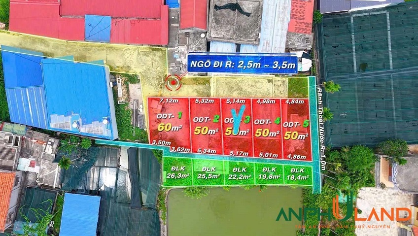 Bán lô đất F0 tại TDP 2, phường Thiên Hương, TP Hải Phòng