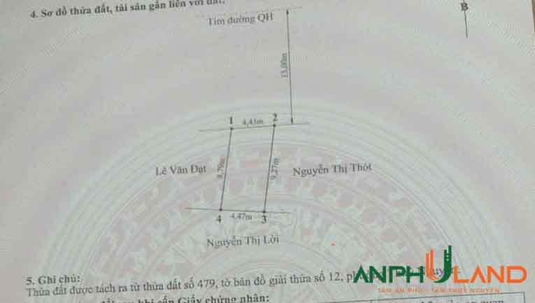 Bán lô đất mặt đường 26 m khu A & B TĐC Bắc Sông Cấm, Phường Thủy Nguyên, TP Hải Phòng
