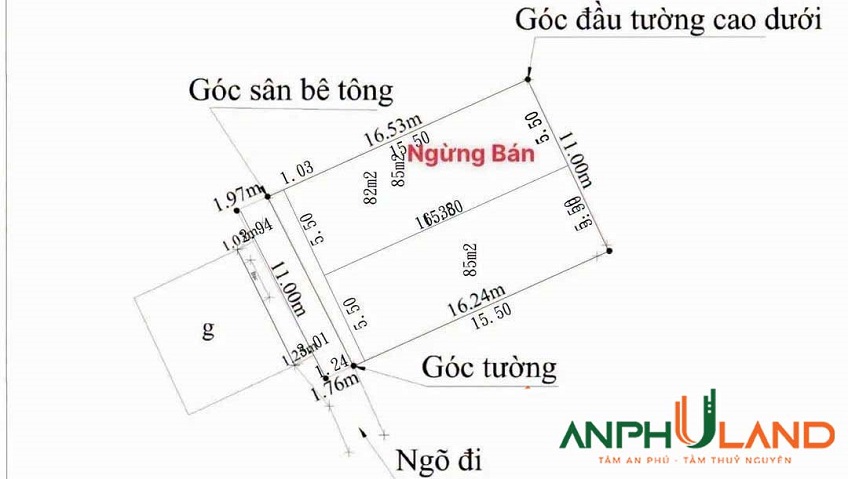 Còn duy nhất 1 lô F0 85m²  tại phường Thuỷ Nguyên (Thuỷ Sơn), TP Hải Phòng