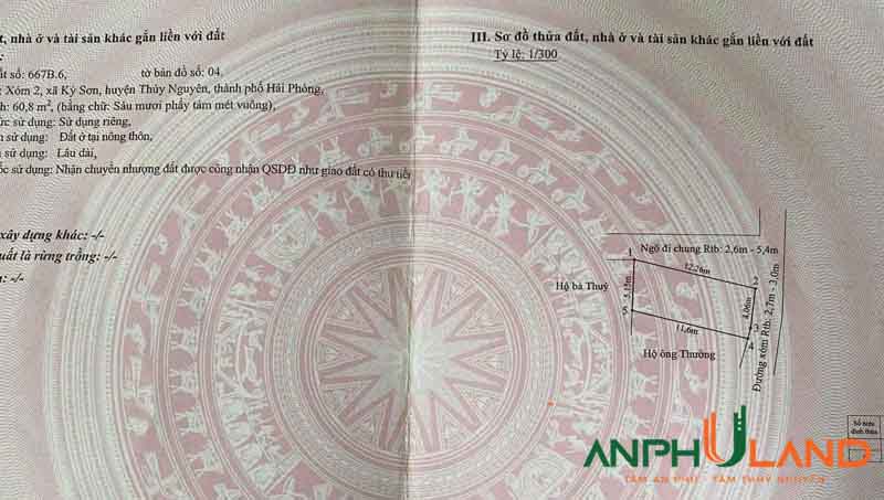 Chính chủ gửi bán lô đất đẹp, tại Xóm 2, xã Việt Khê (xã Kỳ Sơn tên cũ), TP Hải Phòng