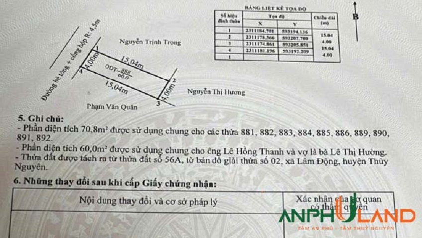 Cần bán 1 lô đường thông tại phường Thiên Hương (Lâm Động), TP Hải Phòng