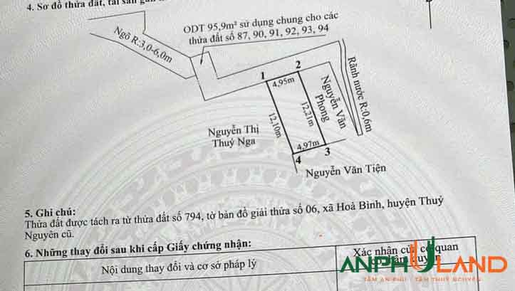 Chủ gửi bán 02 lô đất tại TDP Đông Môn, Phường Hòa Bình, TP Hải Phòng