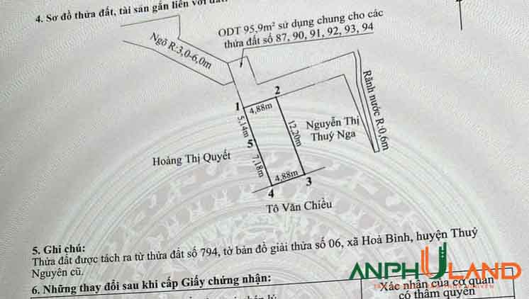 Chủ gửi bán 02 lô đất tại TDP Đông Môn, Phường Hòa Bình, TP Hải Phòng