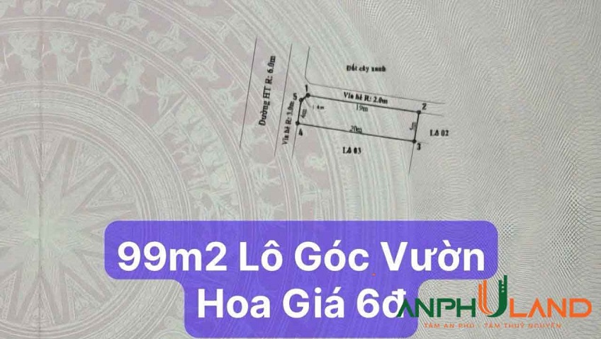 Cần bán lô đất đấu giá khu Cửa Trại, Phường Thủy Nguyên, TP Hải Phòng