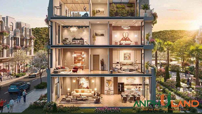 Bán nhà 4 tầng tại dự án Vlasta tuyến đường 15m hoàn thiện mặt ngoài tại P. Thủy Nguyên