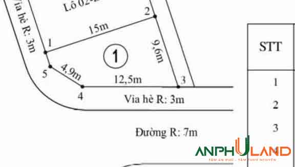 Cần bán lô góc cực đẹp 1B07 tại khu B Bắc Sông Cấm, Phường Thủy Nguyên, TP Hải Phòng