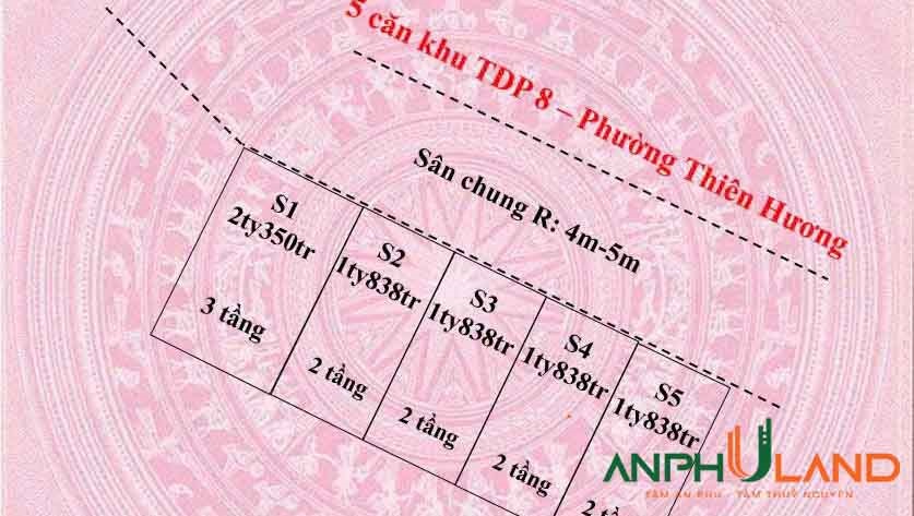 Chỉ cần tài chính dưới 2 tỷ bạn sở hữu ngay căn nhà tại Phường Thiên Hương, TP Hải Phòng
