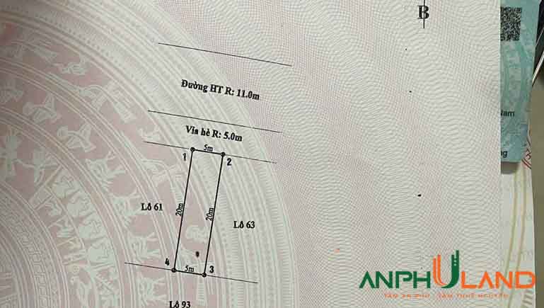 Bán lô đất 62 trục 21 m tại Khau Da, Phường Thủy Nguyên, TP Hải Phòng