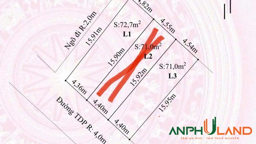 Bán 2 lô đất vàng sát chợ Hoà Bình, phường Hoà Bình, TP Hải Phòng