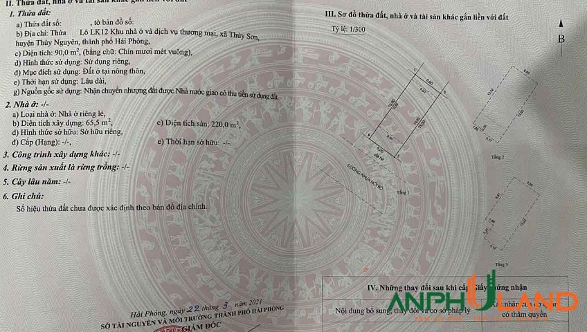 Cần bán gấp căn nhà 3 tầng tại KĐT Xanh Quang Minh, Phường Thủy Nguyên, TP Hải Phòng