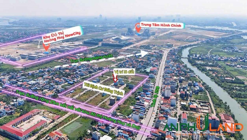 Bán lô đất TĐC Đống Trịnh, tuyến 2 TL 359 Phường Thủy Nguyên (xã Tân Dương), TP Hải Phòng