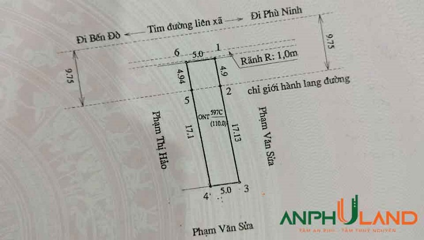 Cần bán đất tại trục liên xã Việt Khê (xã An Sơn), TP Hải Phòng