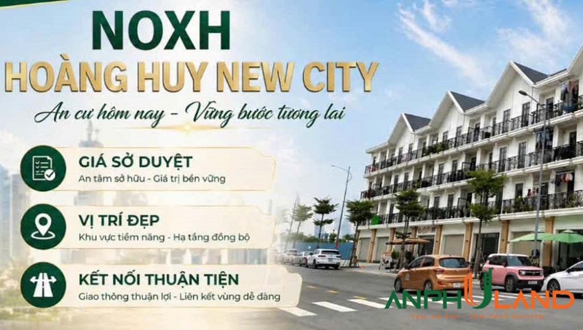 NOXH Hoàng Huy New City: Kết nối trực tiếp Trung tâm Hành chính TP Hải Phòng