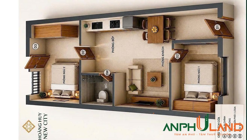 NOXH Hoàng Huy New City: Kết nối trực tiếp Trung tâm Hành chính TP Hải Phòng