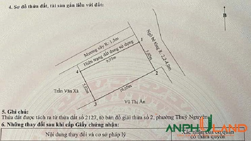 Mở bán 2 lô F0 mặt ngõ xóm trải nhựa tại phường Thuỷ Nguyên (Thuỷ Đường), TP Hải Phòng