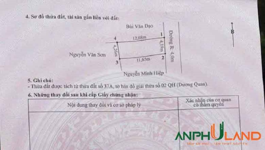 Cần bán siêu phẩm tại Phường Thủy Nguyên (xã Dương Quan), TP Hải Phòng