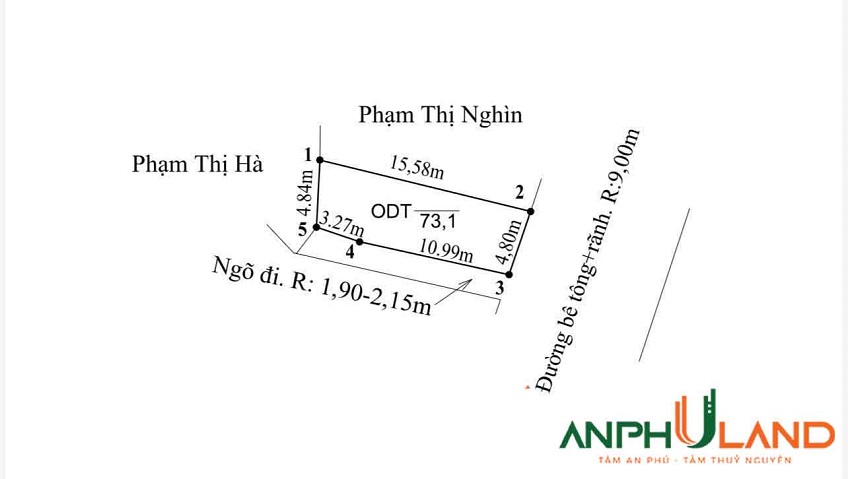 Chính chủ gửi bán lô đất F0 tại mặt đường trục Phường Lê Ích Mộc (xã Cao Nhân), TP Hải Phòng
