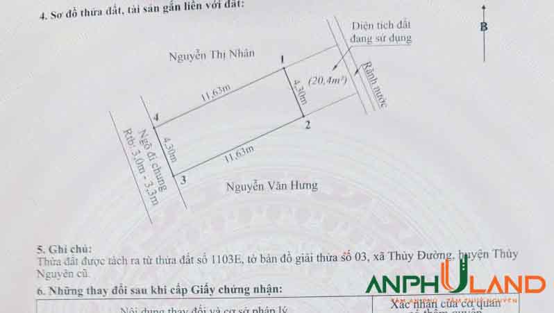 Còn 2 lô đất đẹp tại Phường Thủy Nguyên (xã Thủy Đường), TP Hải Phòng