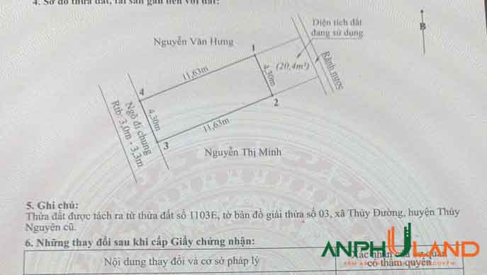 Còn 2 lô đất đẹp tại Phường Thủy Nguyên (xã Thủy Đường), TP Hải Phòng