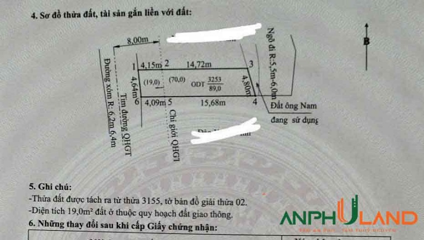 Hàng hiếm mặt đường TDP 6, Phường Thiên Hương ( xã Tân Dương), TP Hải Phòng