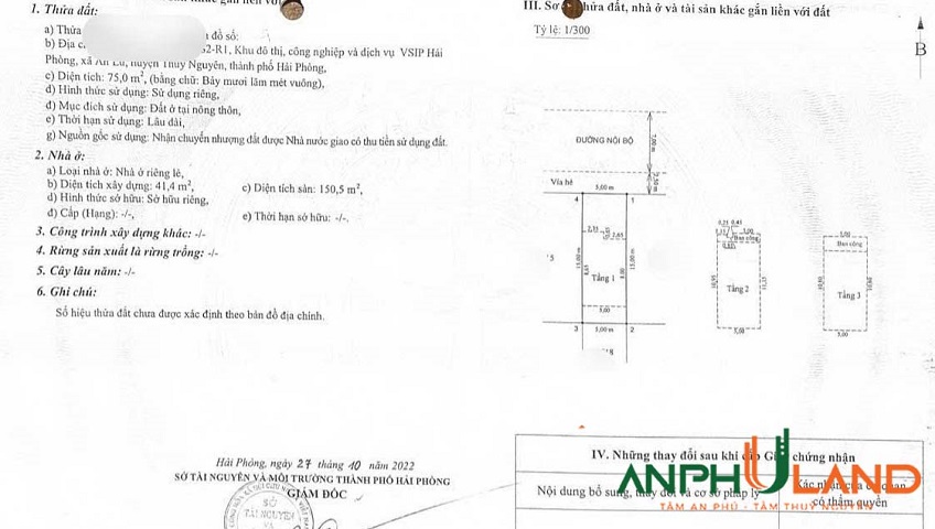Cần tiền bán gấp nhà 3 tầng dự án Centa City, phường Thuỷ Nguyên, TP Hải Phòng