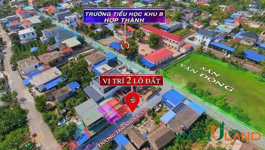 Chào bán 2 lô F0 sẵn bìa tại Phường Lê Ích Mộc (xã Hợp Thành), TP Hải Phòng