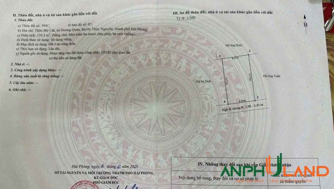 Chỉ với hơn 4 tỷ sở hữu ngay căn nhà mái thái tại P. Thủy Nguyên (xã Dương Quan), TP Hải Phòng