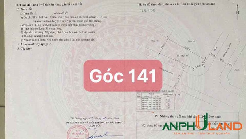 Cần bán lô góc khu đô thị Gò Gai có sẵn nhà cấp 4 tại Phường Thủy Nguyên, TP Hải Phòng