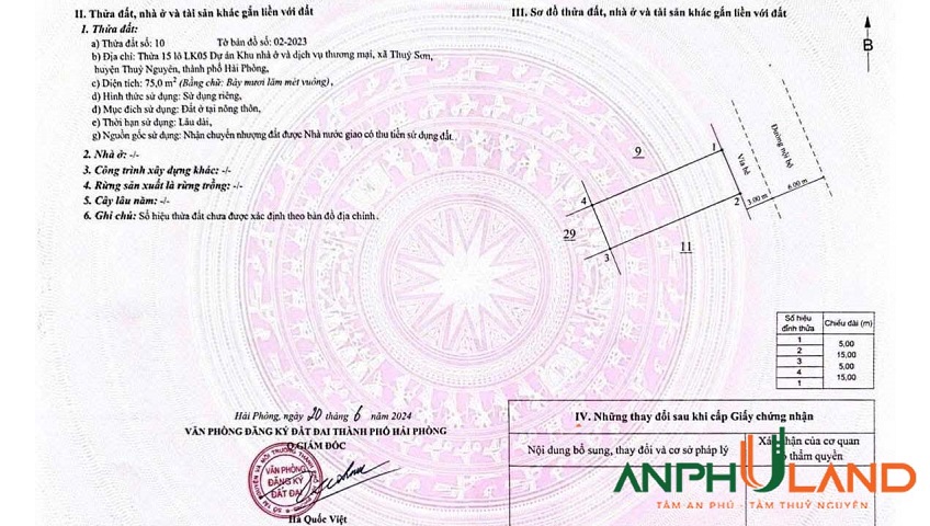  Chính chủ gửi bán lô 15LK05 tại KĐT Quang Minh, phường Thuỷ Nguyên, TP Hải Phòng