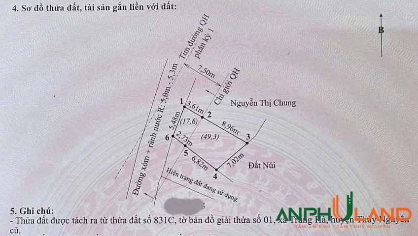 Bán lô đất đẹp nở hậu phường Hoà Bình, TP Hải Phòng