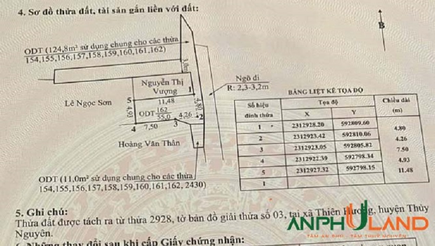 Chính chủ gửi bán lô đất số 9 tại TDP 2, phường Thiên Hương, TP Hải Phòng