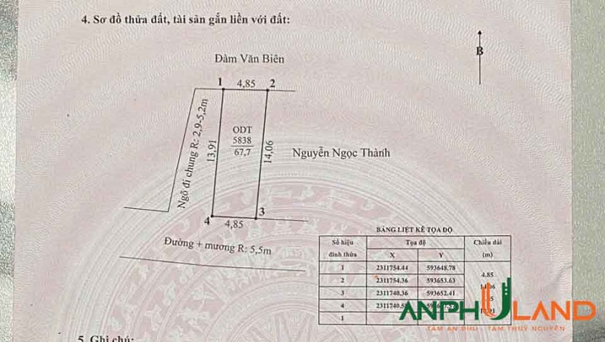 Cần bán lô góc tại TDP Sú, Phường Thiên Hương (xã Lâm Động), TP Hải Phòng