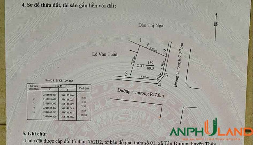 Cần bán siêu phẩm lô góc tại Phường Thủy Nguyên (xã Tân Dương), TP Hải Phòng