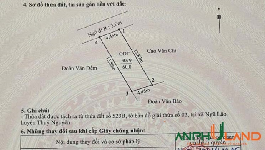 Chính chủ gửi bán 2 lô đất đẹp phường Bạch Đằng (Ngũ Lão), TP Hải Phòng