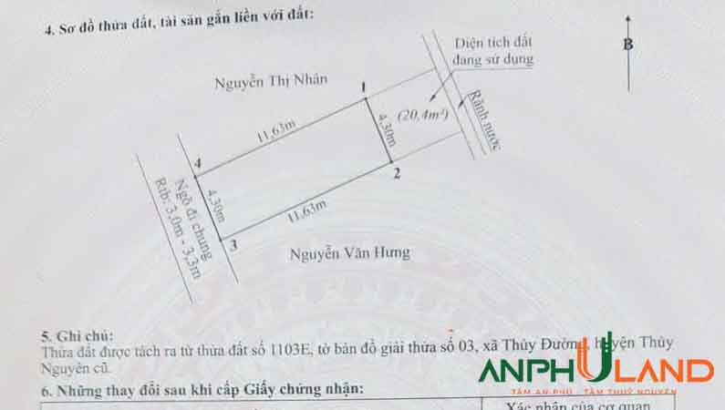 Cần bán đất trung tâm ngay cạnh TĐC Khuỷnh, Phường Thủy Nguyên, TP Hải Phòng