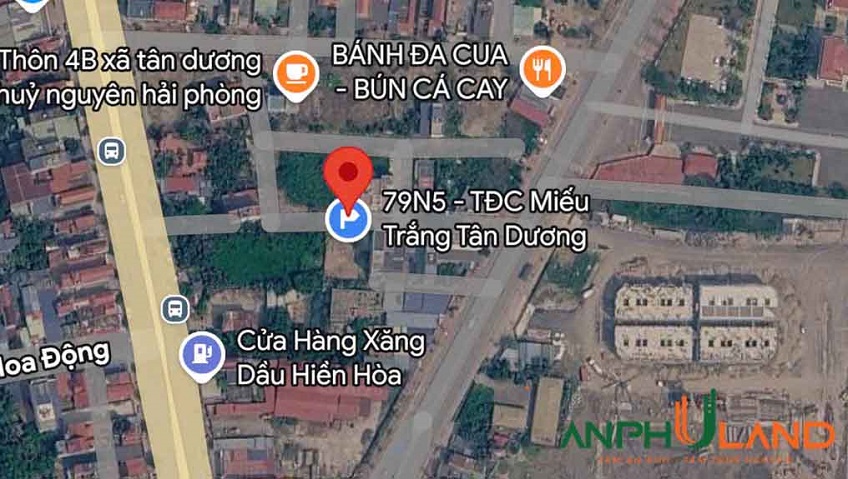 Cần bán đất khu TĐC Miếu Trắng, Phường Thủy Nguyên (xã Tân Dương), TP Hải Phòng