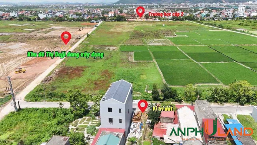 Cần bán lô đất nền đối diện dự án Doji Phường Thủy Nguyên (xã Hoa Động), TP Hải Phòng