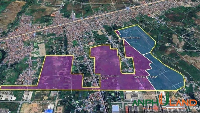 Bán nhanh lô 16LK08 trục chính khu đấu giá Thuỷ Triều, phường Hoà Bình, TP Hải Phòng