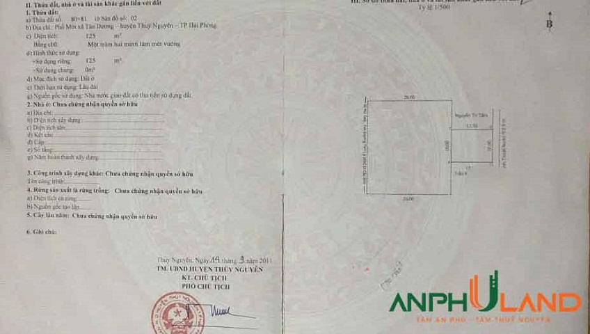 Cần bán đất mặt đường 359 ví trí vàng kinh doanh, Phường Thủy Nguyên, TP Hải Phòng
