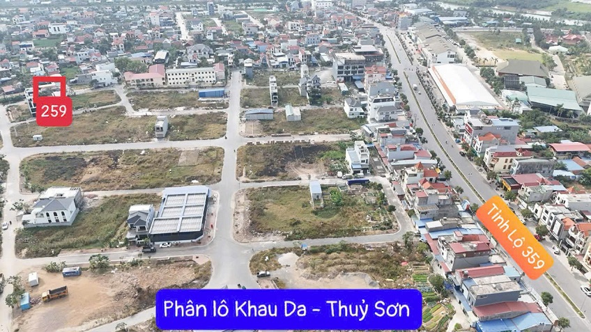 Chào bán lô 259 khu Khau Da, phường Thuỷ Nguyên, TP Hải Phòng