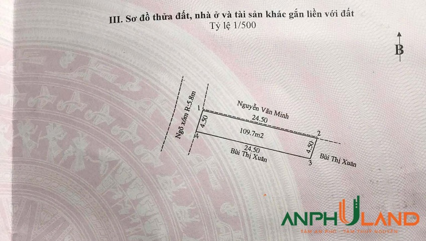Bán lô đất 109m² tuyến 2 phường Thiên Hương (Hoàng Động), TP Hải Phòng